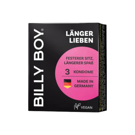 Billy Boy Länger Lieben kondomit - 3 kpl
