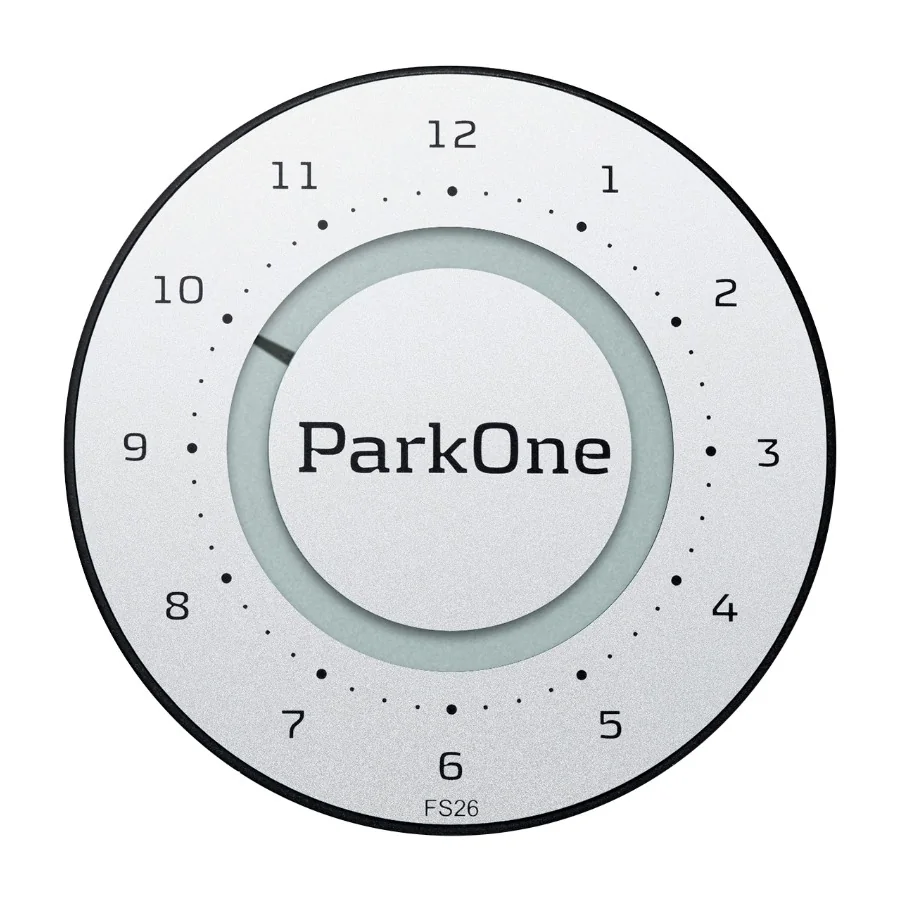Park One 2 elektroninen pysäköintikiekko, hopea