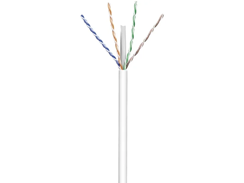 Pro CAT 6 network cable U/UTP Valkoinen 100 m - CCA cop - Valkoinen - 100m