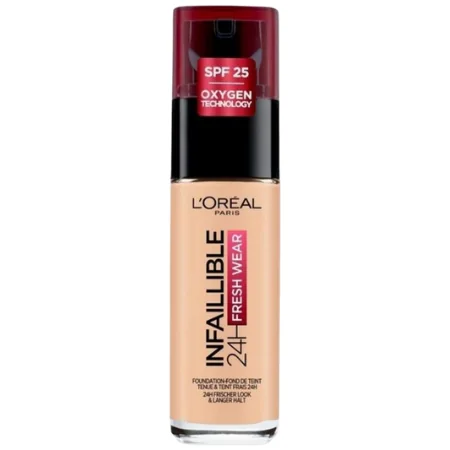 L'Oréal Paris Cosmetics Infallible Fresh Wear 32H nestemäinen meikkivoide 30 ml - 180 Rose Sand