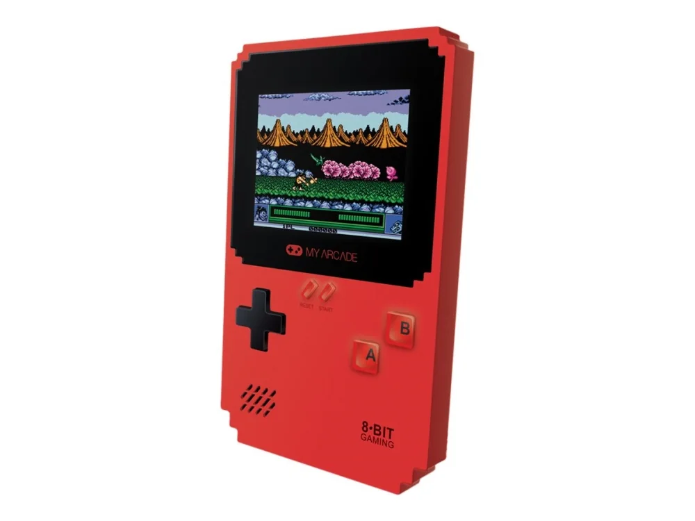 dreamGEAR PIXEL CLASSIC, Pad-ohjain, Nollauspainike, Käynnistyspainike, Digitaalinen, Micro-USB, Punainen, Akku