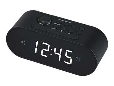 DENVER CRP-717 - clock radio - FM - Musta