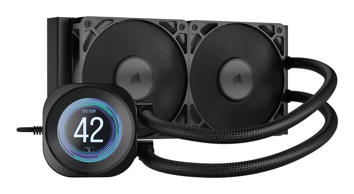 Corsair NAUTILUS 240 LCD - CPU Vesijäähdytys - Max 36 dBA