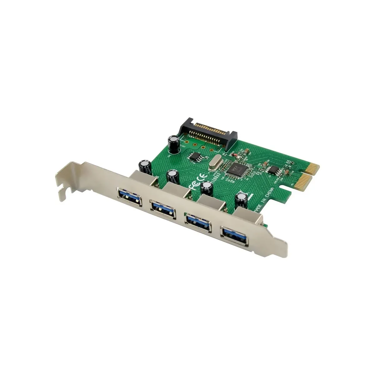 MicroConnect MC-USB3.0-T4B PCI Express 4-porttinen USB 3.2 Gen 1 -laajennuskortti