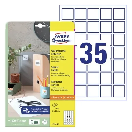 Avery QR Code Product labels blockout