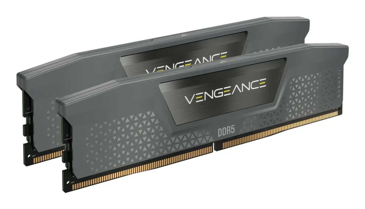 Corsair Vengeance DDR5-5200 - 64GB - CL40 - Dual Channel (2 pcs) - AMD EXPO & Intel XMP - Harmaa
