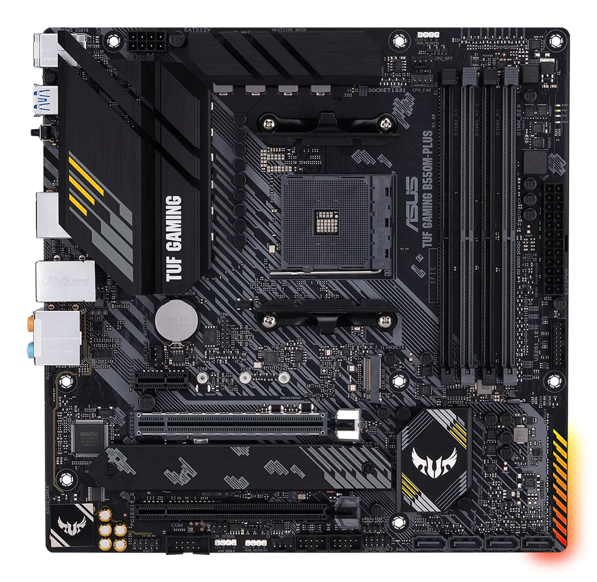 ASUS TUF GAMING B550M-PLUS Emolevy - AMD B550 - AMD AM4 - DDR4 RAM - Micro-ATX