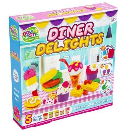 Dough Tastic Glow-in-the-Dark Dough – 3 kpl