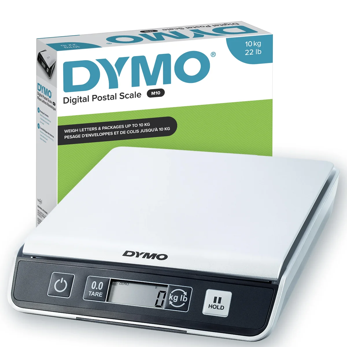 DYMO® M10 digitaalinen pakkausvaaka 10 kg - USB-liitännällä