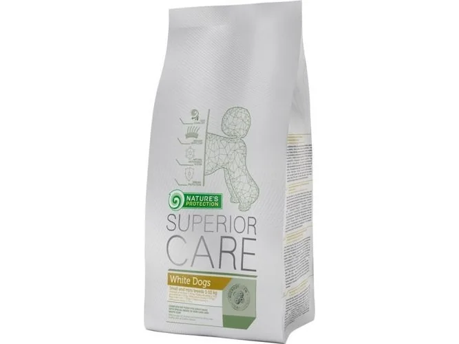 Nature's Protection Superior Care White Dogs Grain Free Adult Small Lamb - dry dog food - 10 kg