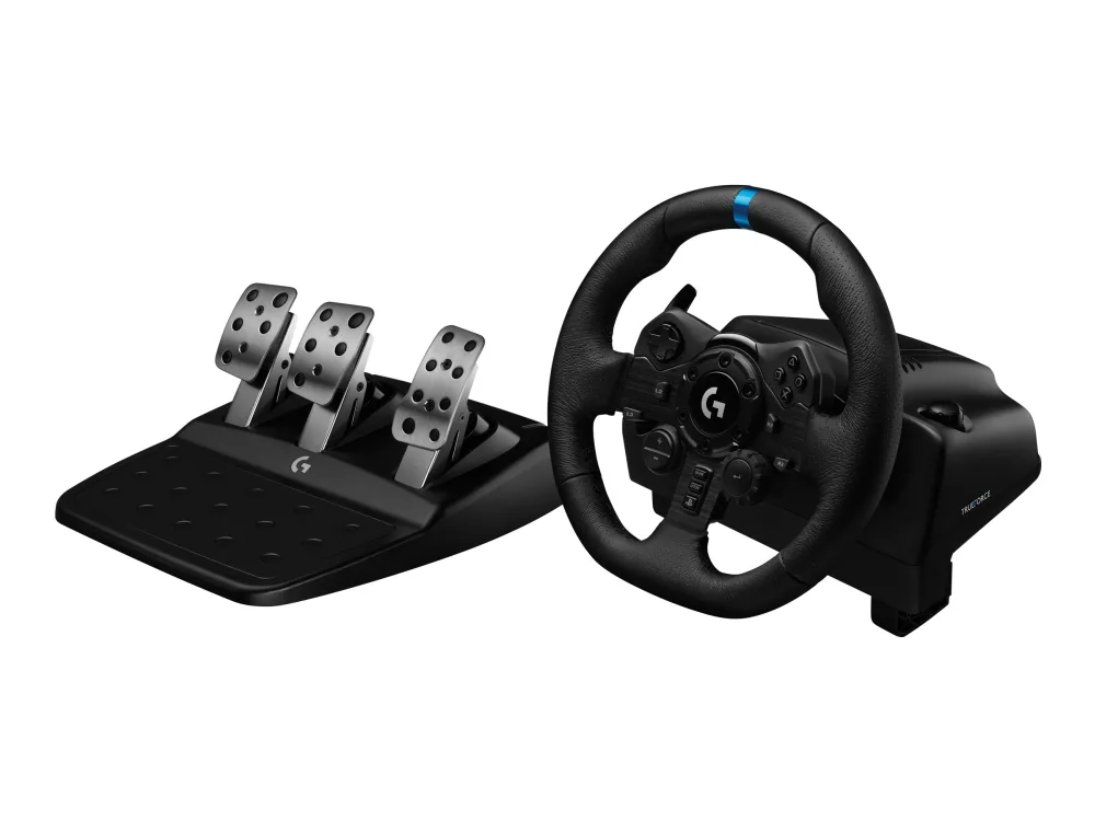 Logitech G G923 SE, Ohjauspyörä + polkimet + ohjain, PC, PlayStation 4, PlayStation 5, 900°, Langallinen, USB 2.0, musta
