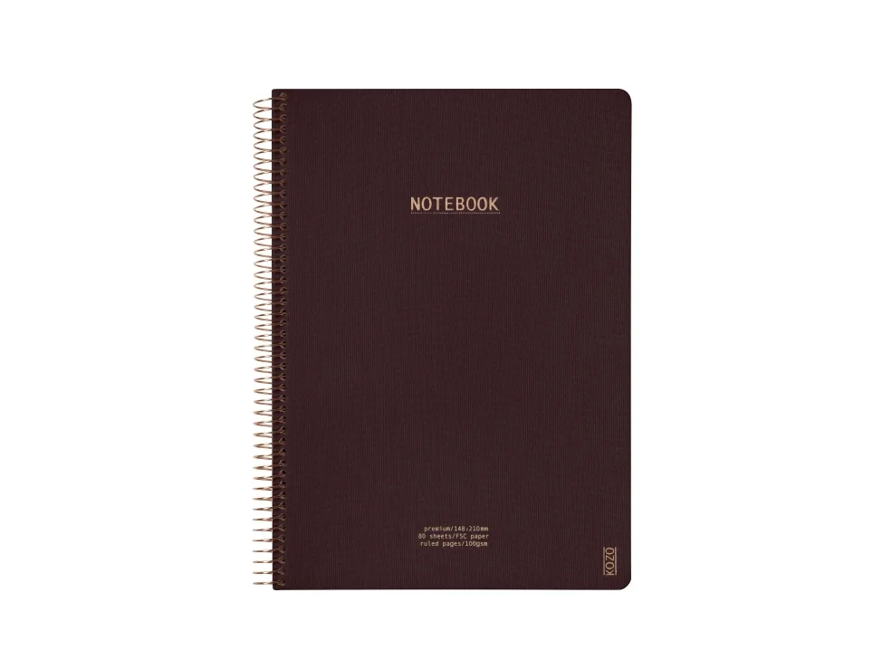 KOZO Notebook A4 Premium Coffee