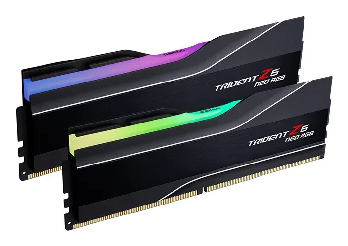 G.Skill Trident Z5 Neo RGB DDR5-6400 - 32GB - CL32 - Dual Channel (2 pcs) - AMD EXPO - Musta RGB