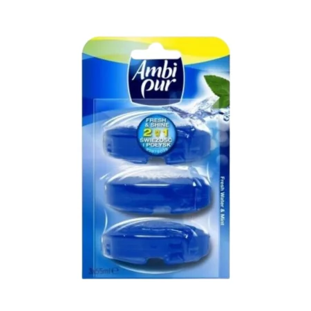 Ambi Pur Tea Tree & Pine WC Block Refill Assorted - 3 kpl.