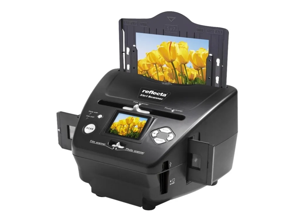 Reflecta 3in1 Scanner - Filmiskanneri - CMOS - 180 x 130 mm - 2300 dpi - USB 2.0