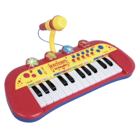 Bontempi elektroninen näppäimistö ja mikrofoni