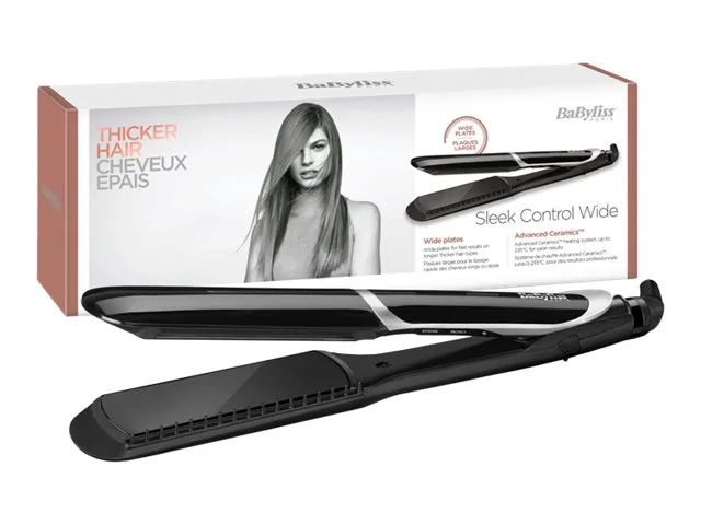 BaByliss Sleek Control ST397E 35 mm -suoristusrauta, musta