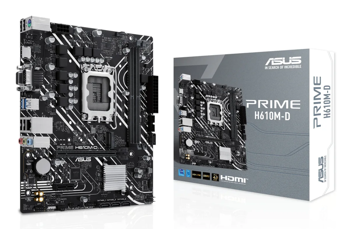 Asus PRIME H610M-D LGA1700 mATX -emolevy