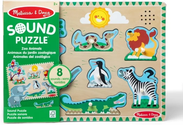 Melissa & Doug Sound Puzzle Zoo Animals