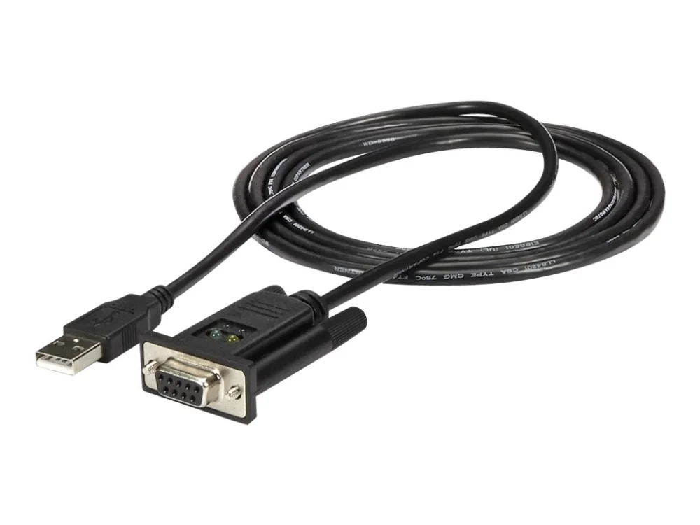 StarTech ICUSB232FTN - USB-sarjasovitinkaapeli, musta