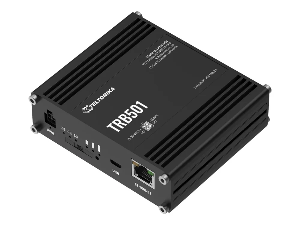 Teltonika TRB501 Industrial 5G Gateway (TRB501100000/ Standard package with EU PSU)