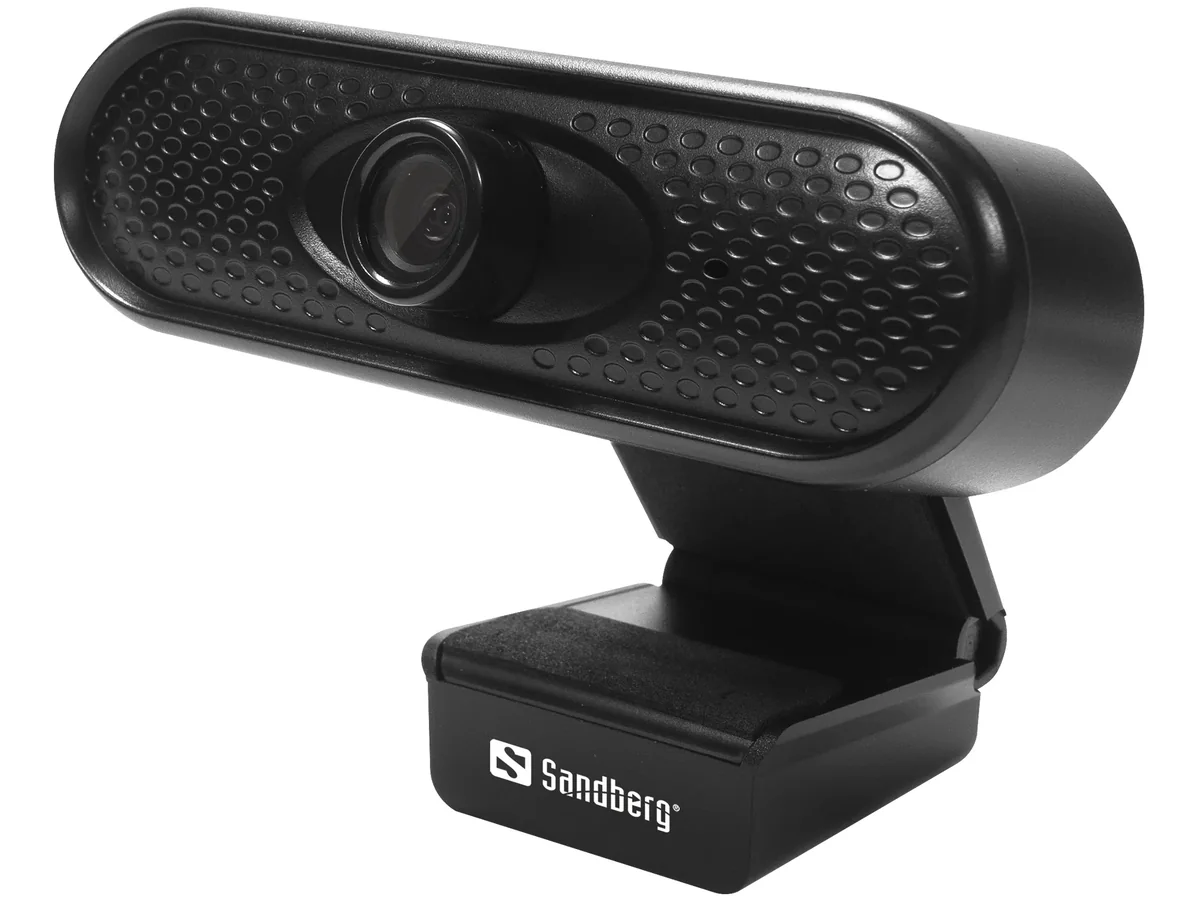 Sandberg USB Webcam 1080P HD, 2 MP, 1920 x 1080 pikseliä, Full HD, 30 fps, 1920x1080@30fps, 1080p