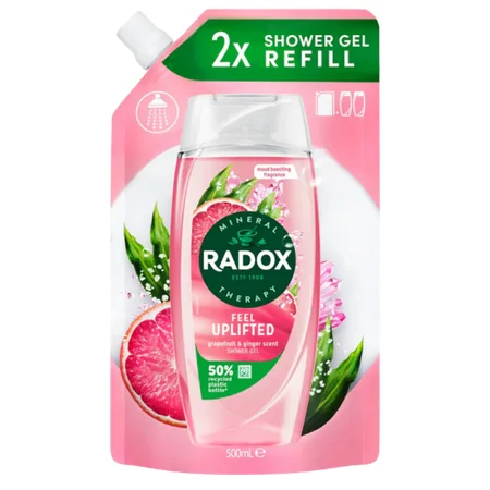 Radox Therapy Feel Uplifted Suihkugeeli Täyttöpussi – 500 ml