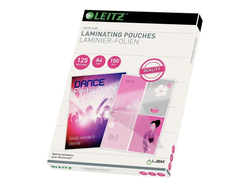 Leitz Laminointitasku 125mic A4 100kpl