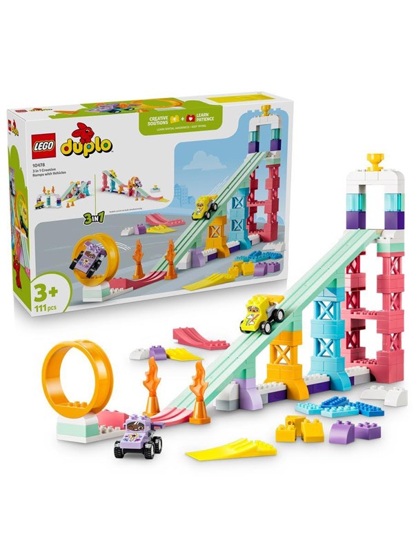 LEGO DUPLO 10478 Luovat rampit ja ajoneuvot 3in1