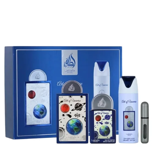 Lattafa Pride Art of Universe Eau de Parfum -lahjapakkaus - 4 osaa
