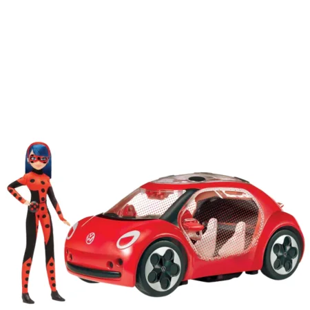 Miraculous Ladybug E-Beetle Car with Fashion Doll
