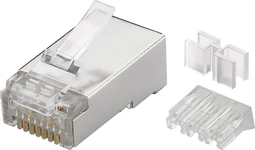 MicroConnect Modular - Verkkoliitin - RJ-45 (uros) - Suojattu (50 kpl)