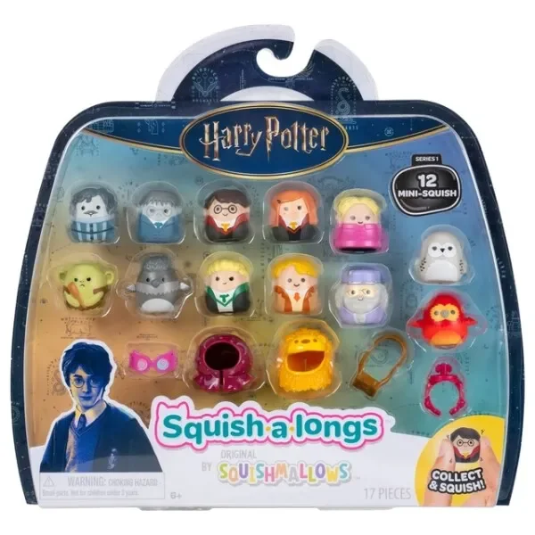 Squishalongs 2.5 cm Harry Potter 12 Pack - assorted