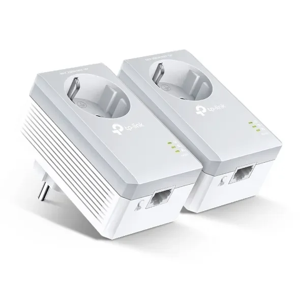 TP-LINK TL-PA4010PKIT - Powerline-sovitinsarja, Valkoinen