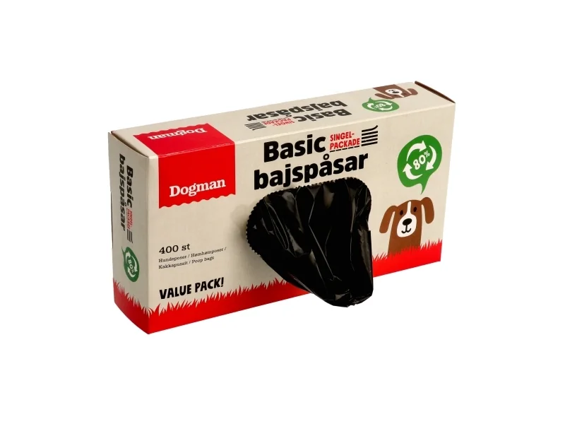 Dogman Kakkapussit Basic (400 kpl pakkaus)