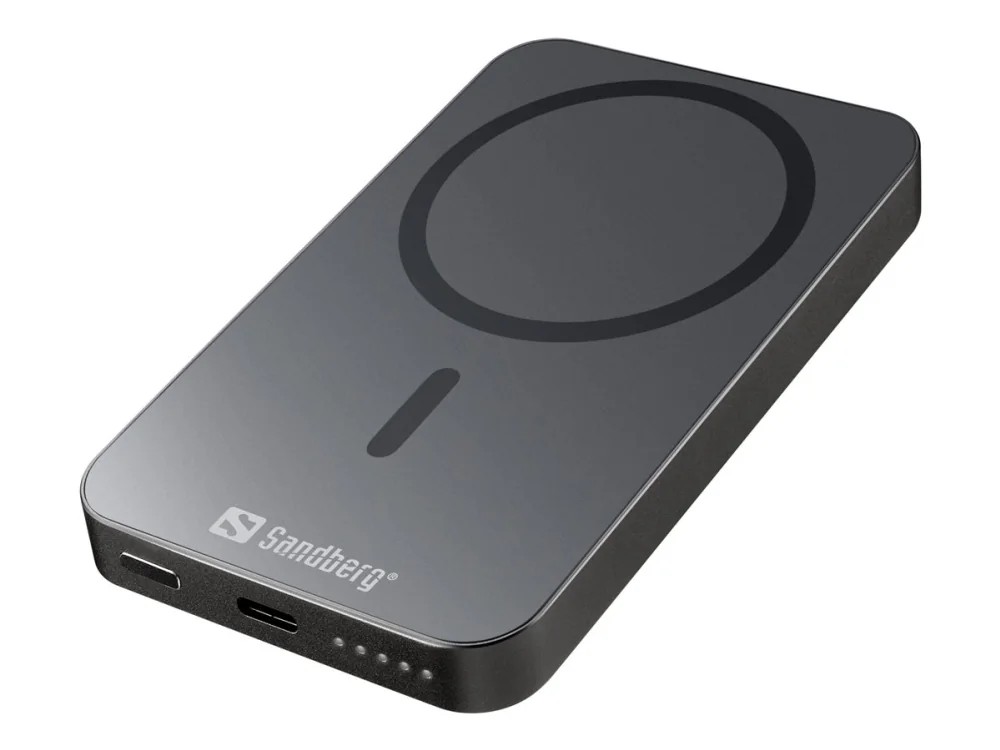 Sandberg Mag Wireless Powerbank 5000 ALU - 5000 mAh
