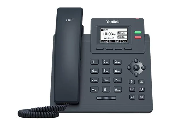 Yealink SIP-T31P, IP Phone, Harmaa, Johdollinen puhelin, 1000 entries, LCD, 5,84 cm (2.3)