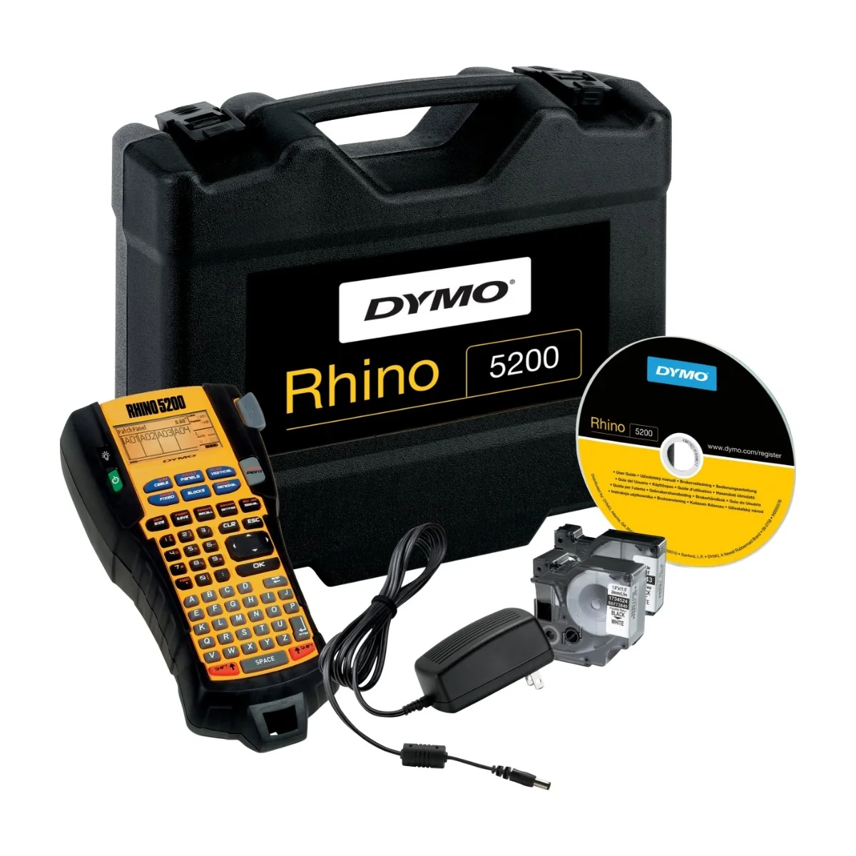 Dymo Rhino 5200 Kit etikettitulostin lämpösiirto 180 X 180 DPI abc
