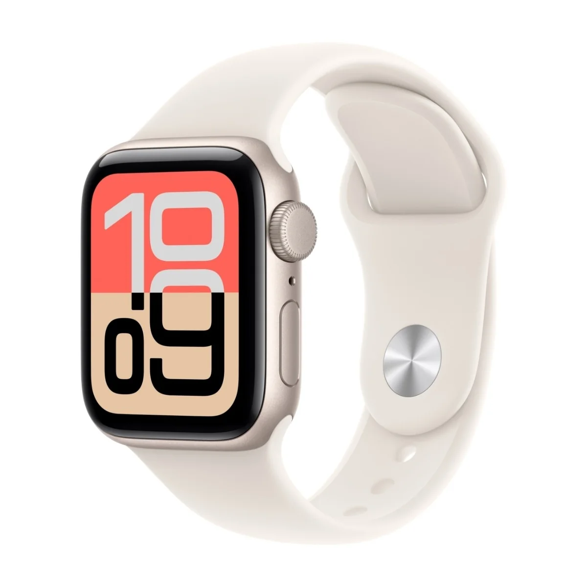 Apple Watch SE 3 40mm GPS (hopea alumiini/tähtivalkea urheiluran.) S/M