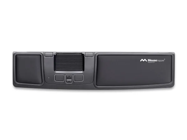 Mousetrapper Advance 2.0+ - Musta/Valkoinen - Ohjaustanko - Kosketus - 6 painiketta - Musta