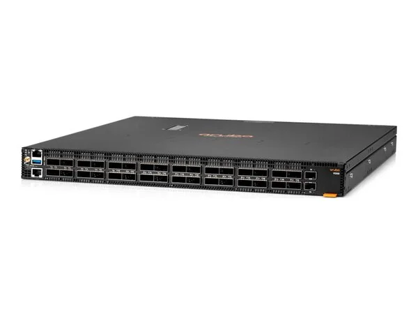 Hewlett Packard Enterprise HPE Aruba CX 9300-32D 32-port 100/200/400G QSFP-DD 2-port 10G SFP+ Switch