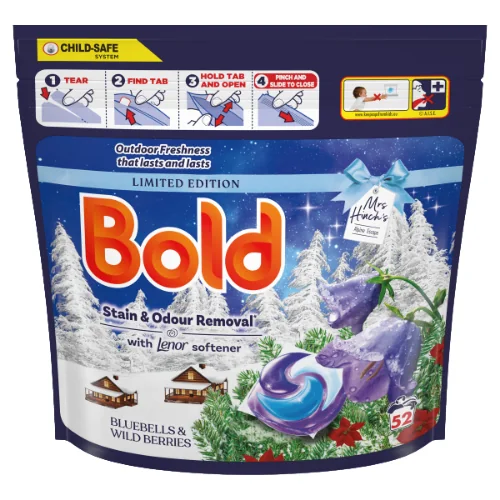 Bold Mrs Hinch's Limited Edition Bluebells & Wild Berries Pyykinpesukapselit - 52 kpl