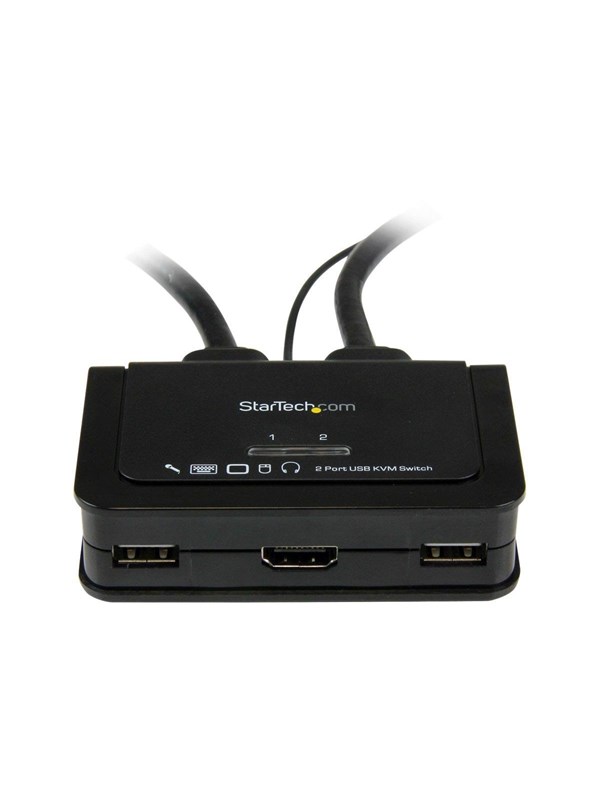 2 Port USB HDMI Cable KVM Switch