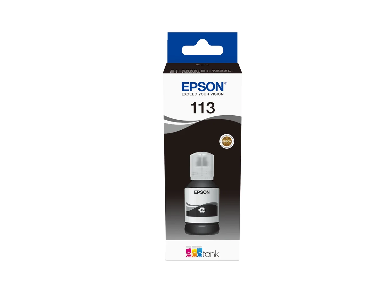 Epson Muste, Musta, 113, 7,5k, 127ml – Et-5850