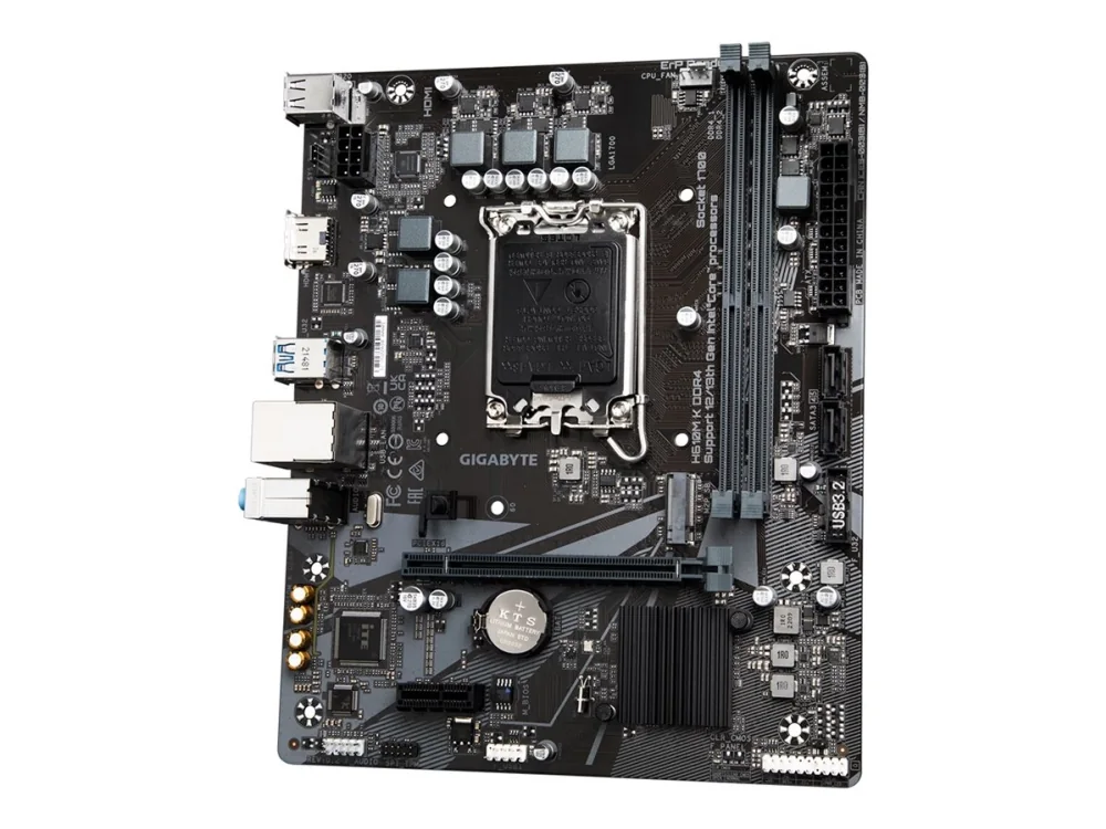 GIGABYTE H610M K DDR4 Emolevy - Intel H610 - Intel LGA1700 - DDR4 RAM - Micro-ATX