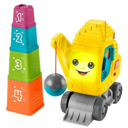 Fisher Price Kids Stack Count Excavator