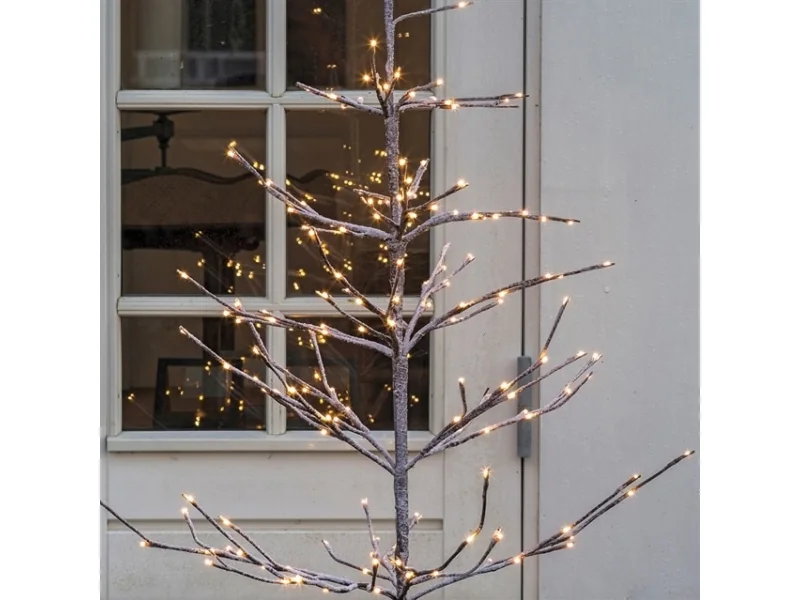 Alex LED-kuusi lumisella ilmeellä, korkeus 90 cm