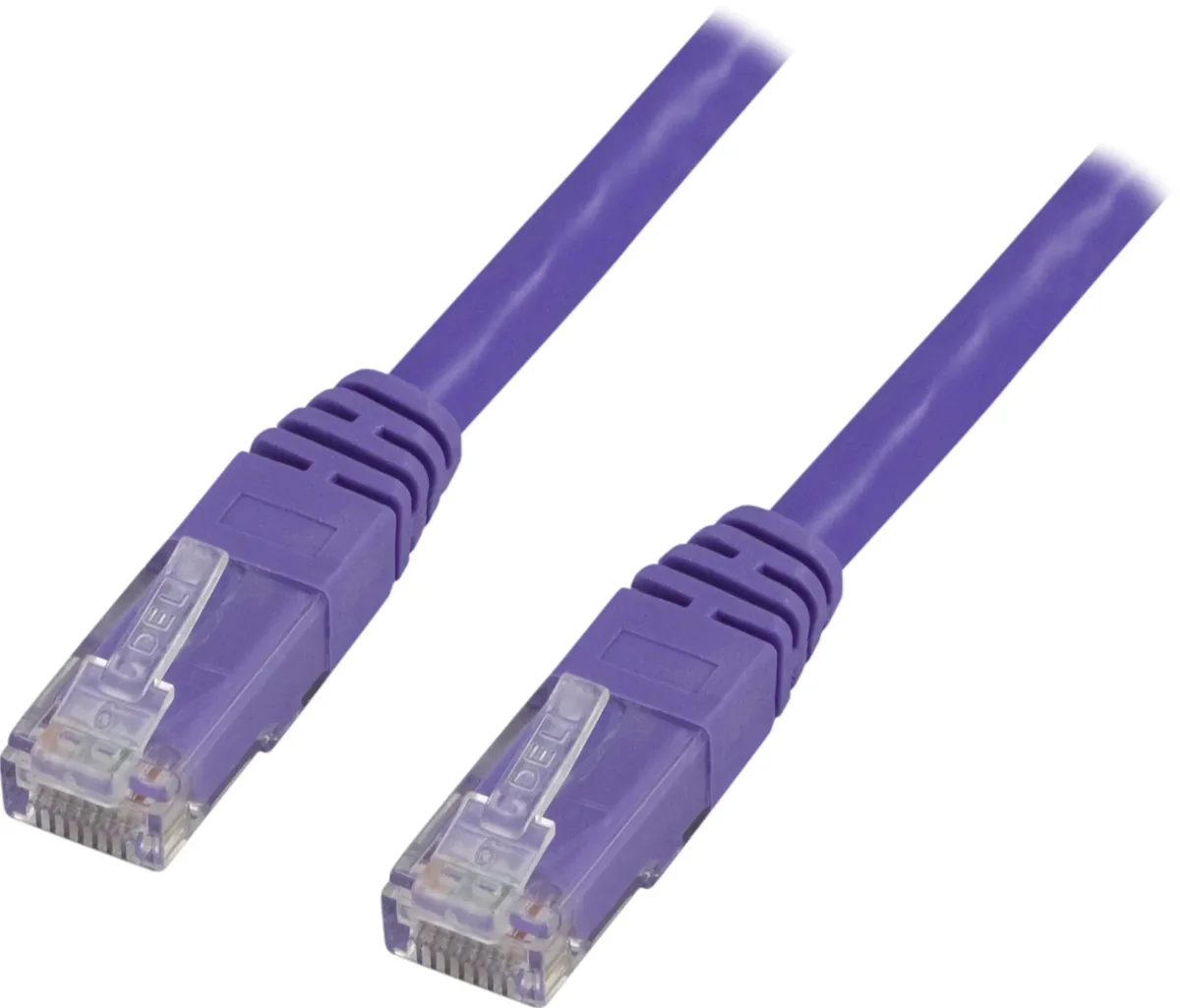 Deltaco U/UTP Cat6 laitekaapeli, 20m, violetti