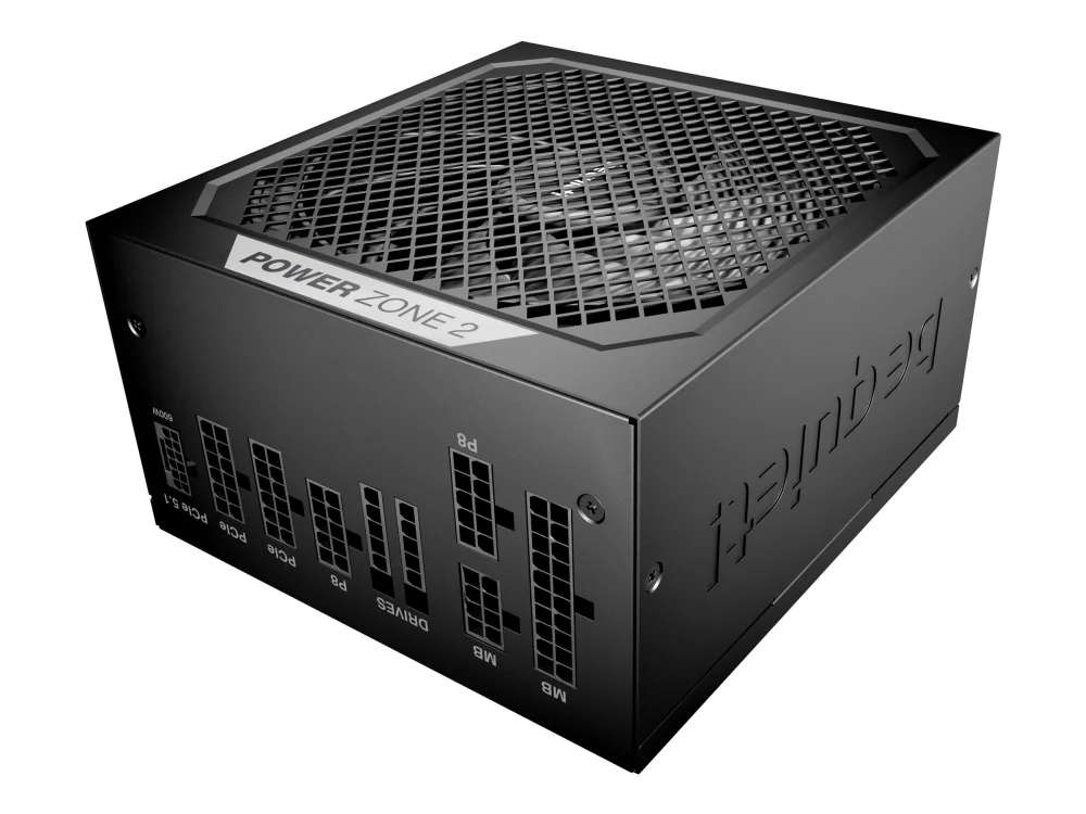 be quiet! POWER ZONE 2 1000W Virtalähde - 1000 Watt - 140 mm - ATX 3.1 - 80 Plus Platina sertifioitu
