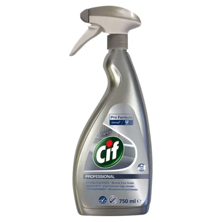 Cif Ruostumattoman teräksen suihke- ja lasinpuhdistusaine - 750ml